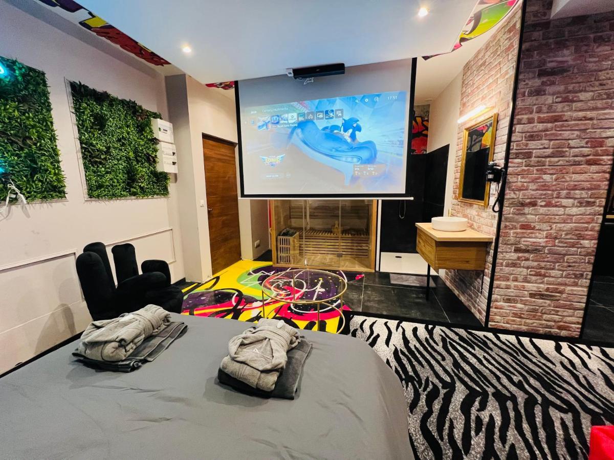 Capsule Street Art - Sauna- Jacuzzi - Playstation 5 - Billard - Netflix - Home Cinema - Terrasse ดูเอ ภายนอก รูปภาพ