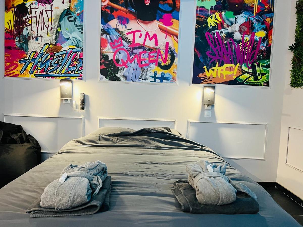 Capsule Street Art - Sauna- Jacuzzi - Playstation 5 - Billard - Netflix - Home Cinema - Terrasse ดูเอ ภายนอก รูปภาพ