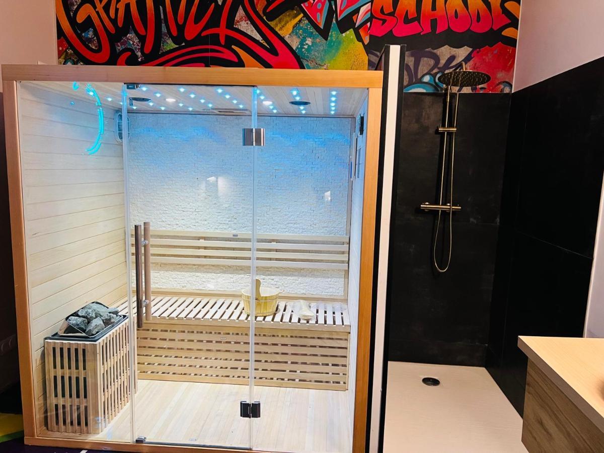 Capsule Street Art - Sauna- Jacuzzi - Playstation 5 - Billard - Netflix - Home Cinema - Terrasse ดูเอ ภายนอก รูปภาพ