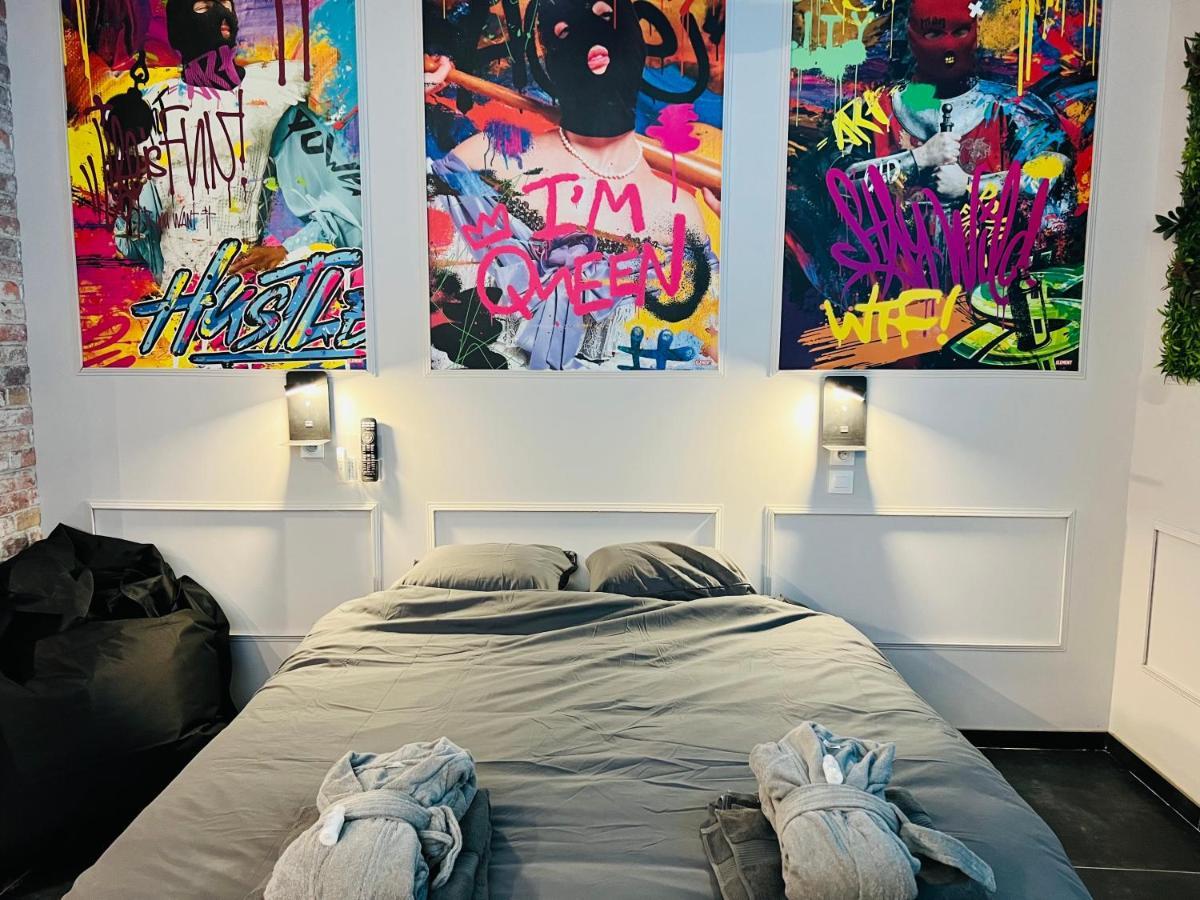 Capsule Street Art - Sauna- Jacuzzi - Playstation 5 - Billard - Netflix - Home Cinema - Terrasse ดูเอ ภายนอก รูปภาพ