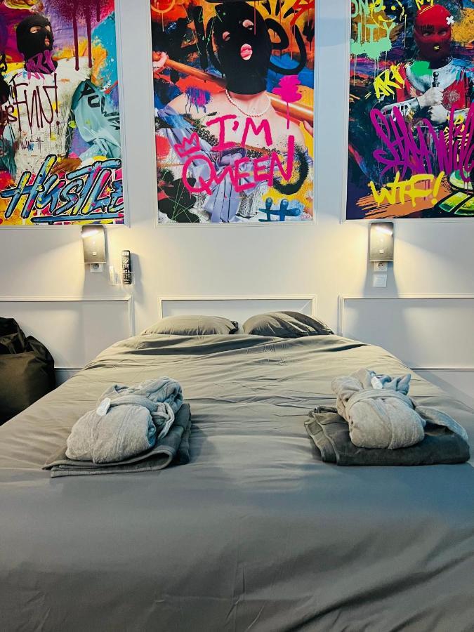 Capsule Street Art - Sauna- Jacuzzi - Playstation 5 - Billard - Netflix - Home Cinema - Terrasse ดูเอ ภายนอก รูปภาพ