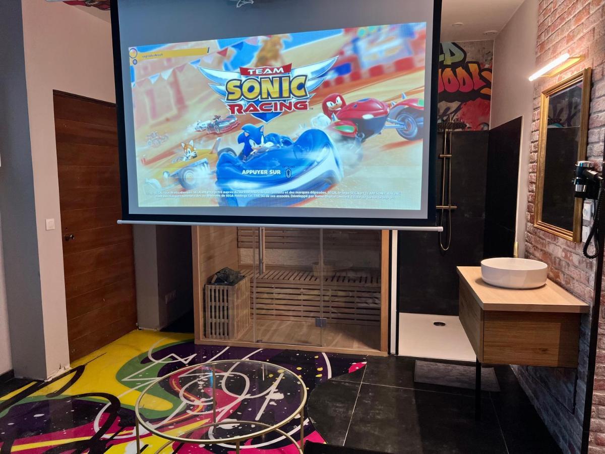 Capsule Street Art - Sauna- Jacuzzi - Playstation 5 - Billard - Netflix - Home Cinema - Terrasse ดูเอ ภายนอก รูปภาพ